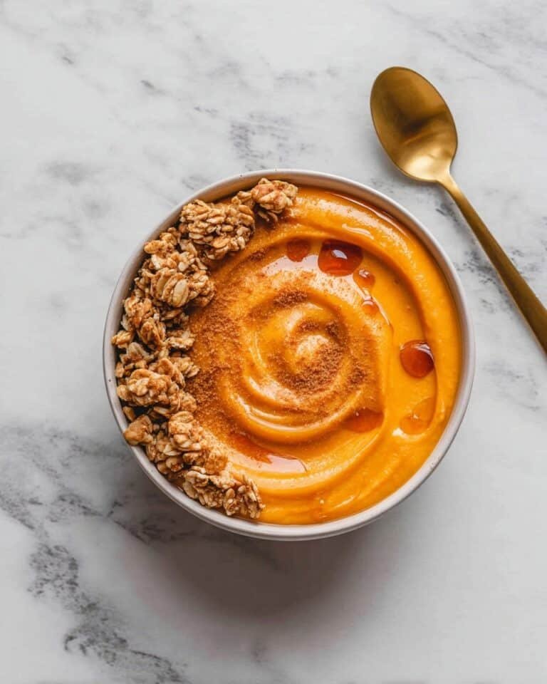 Pumpkin Whipped Cottage Cheese with Granola Topping Recipe