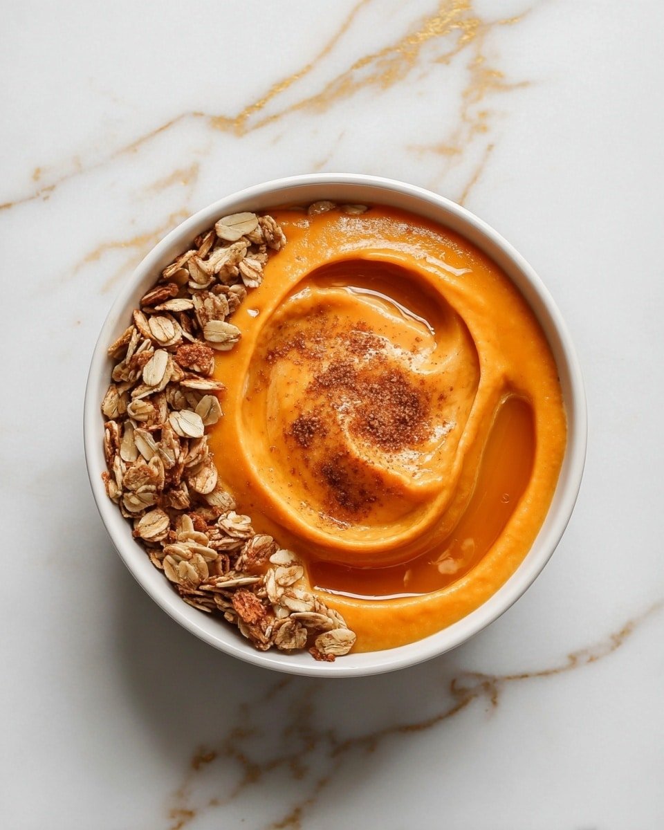 Pumpkin Whipped Cottage Cheese with Granola Topping Recipe - Recipe Image
