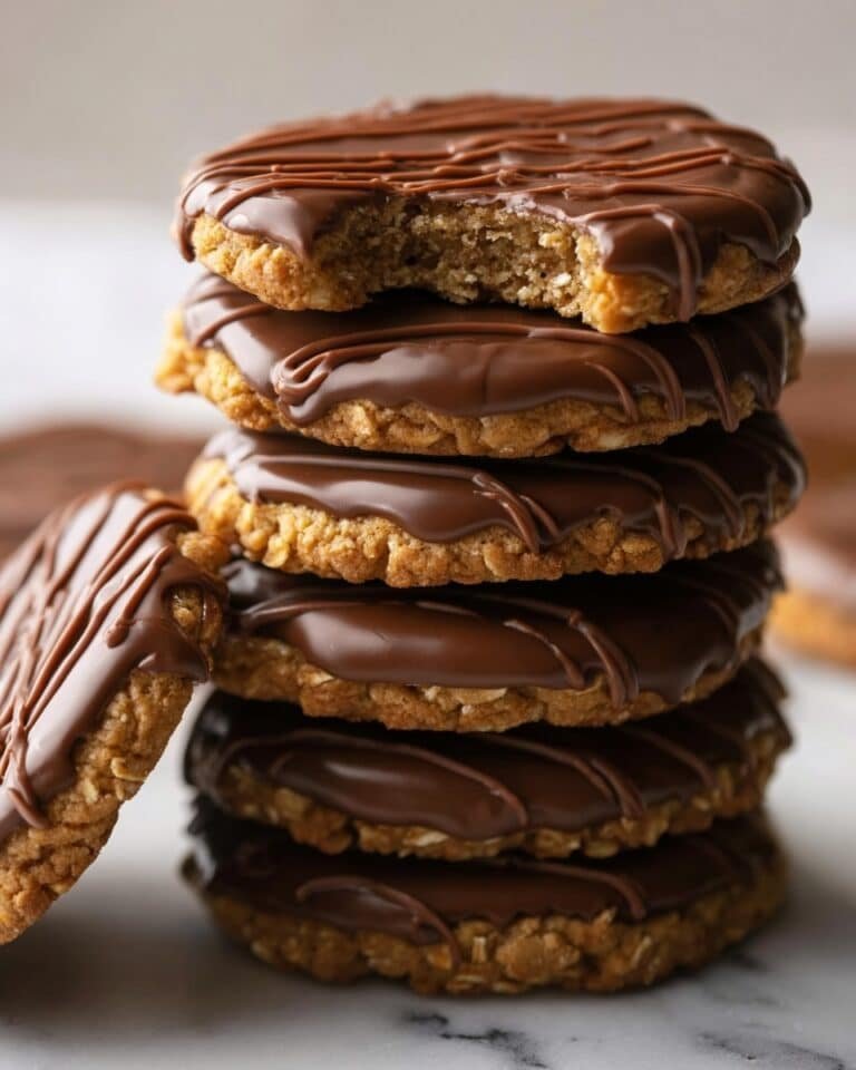 Hobnobs Cookies with Chocolate Coating Recipe