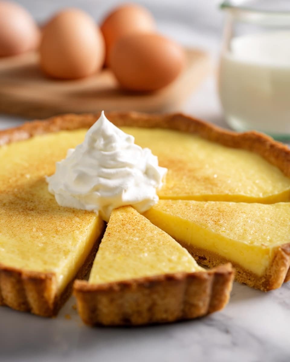 Pioneer Woman Egg Custard Pie Recipe - Recipe Image