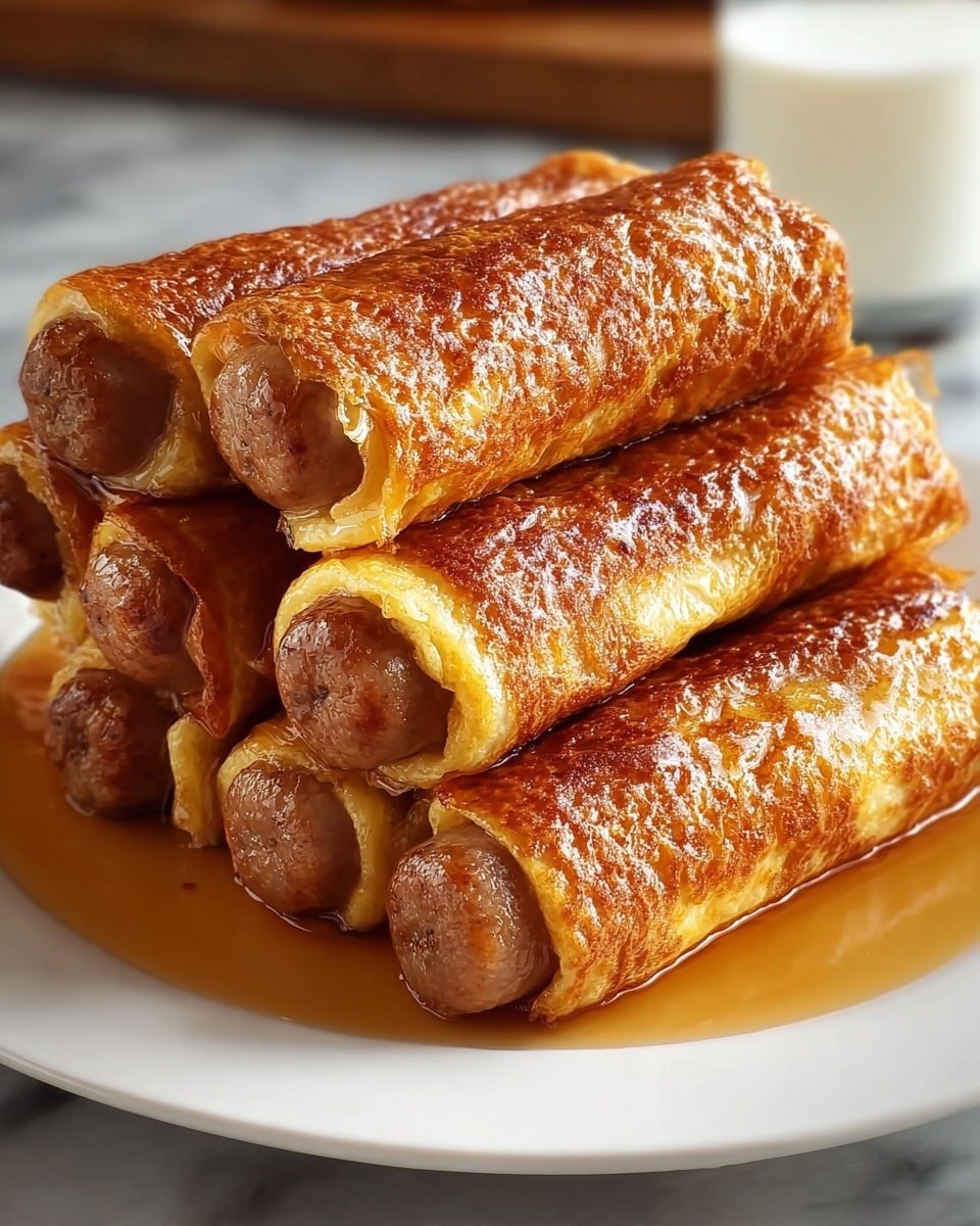 Sausage French Toast Roll-Ups Recipe - Recipe Image
