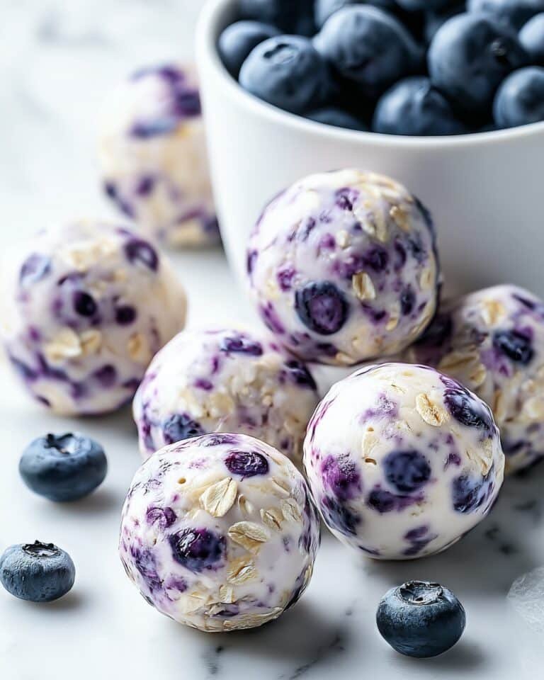 Blueberry Cheesecake Protein Bites Recipe