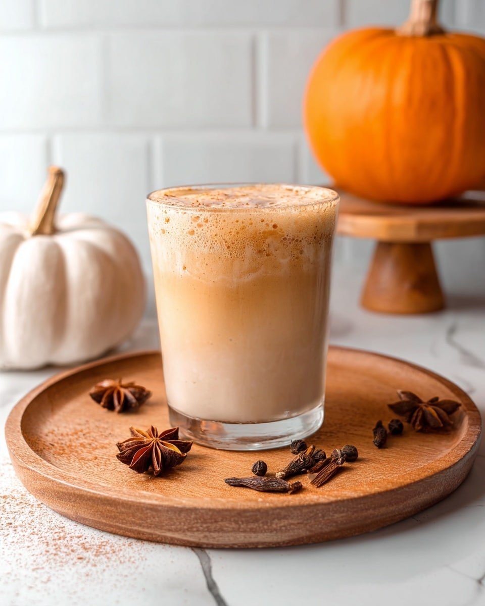 Iced Pumpkin Cream Chai Tea Latte Recipe - Recipe Image