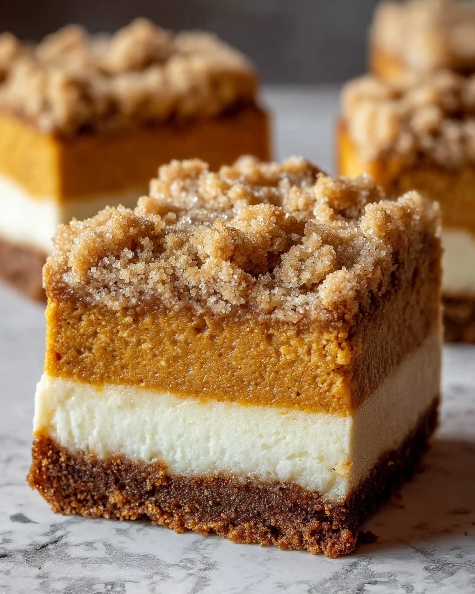 Pumpkin Cheesecake Bars with Streusel Recipe - Recipe Image