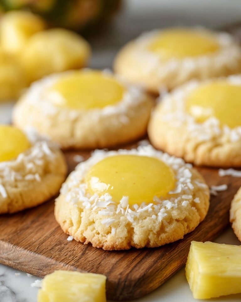 Hawaiian Pineapple Coconut Thumbprint Cookies Recipe