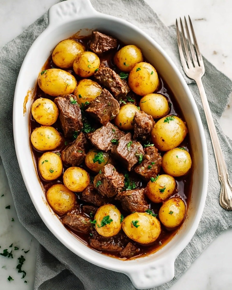 Crockpot Garlic Butter Beef Bites Recipe - Recipe Image