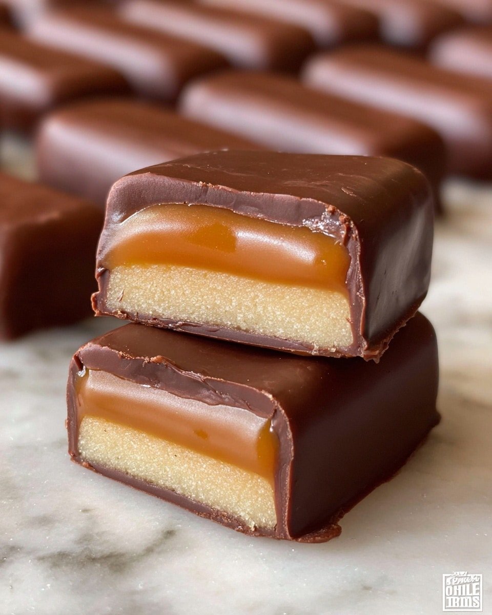 Keto Homemade Twix Bars Recipe - Recipe Image