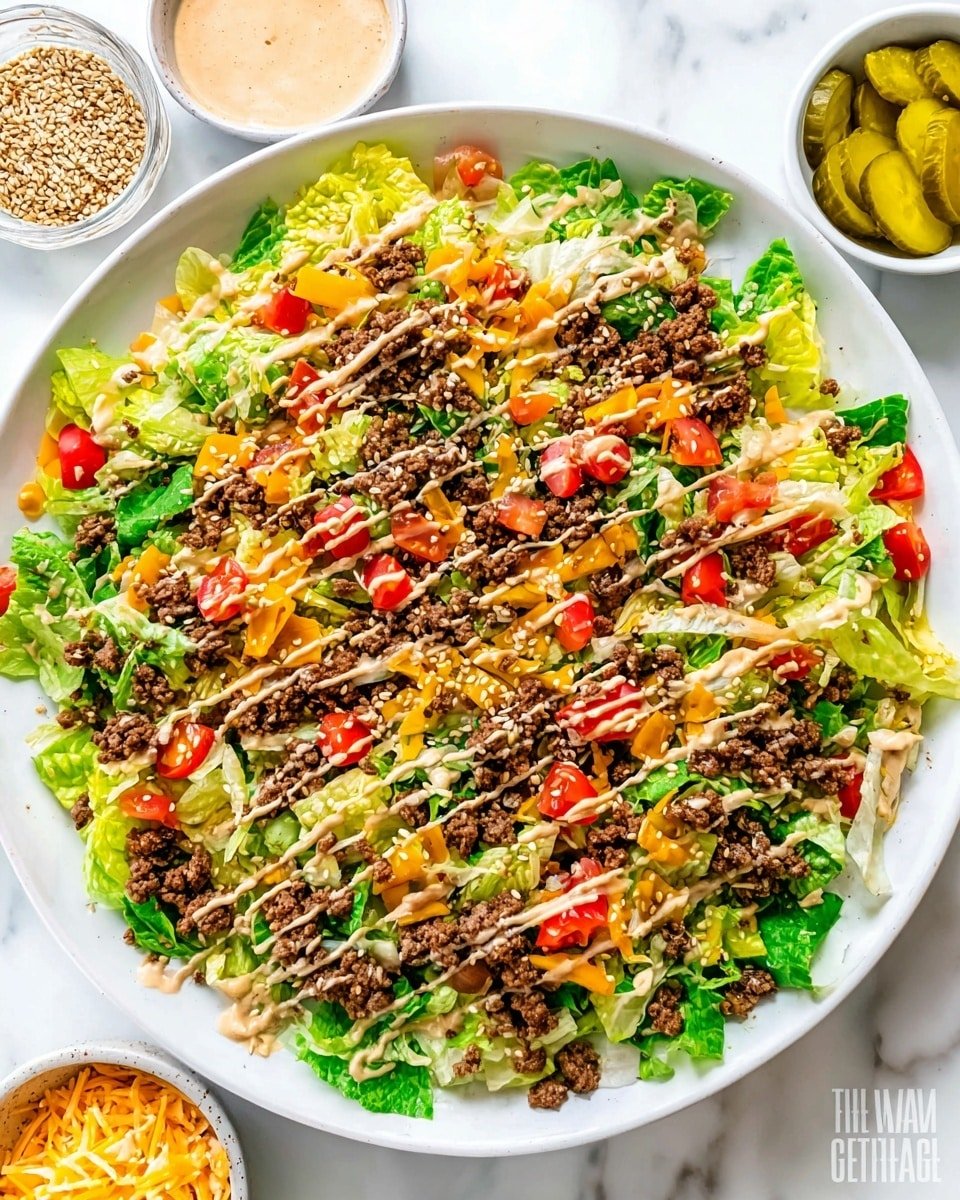 Big Mac Salad Recipe - Recipe Image