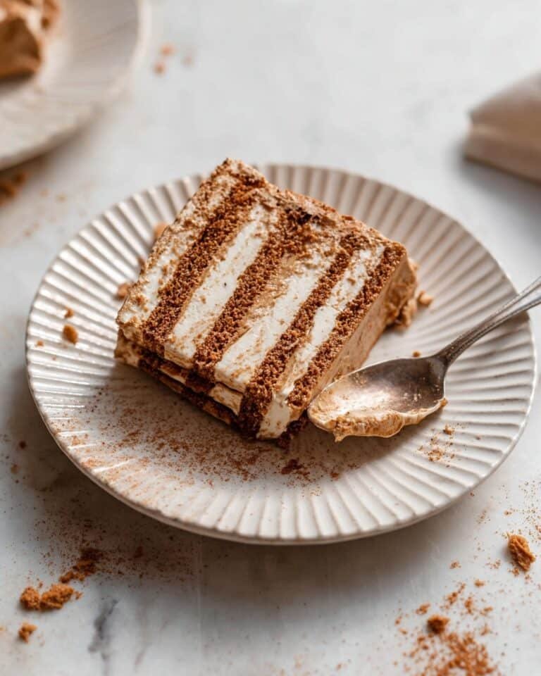 No-Bake Cookie Butter Icebox Cake Recipe