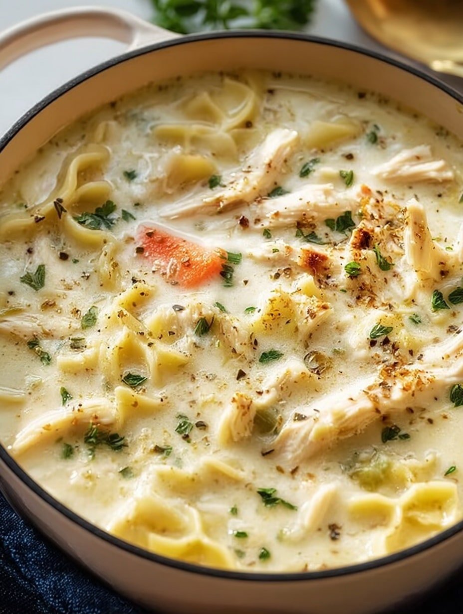 White Chicken Lasagna Soup Recipe - Recipe Image