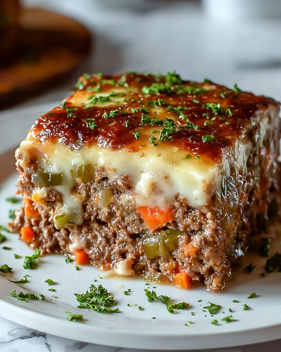 Philly Cheesesteak Meatloaf Recipe - Recipe Image